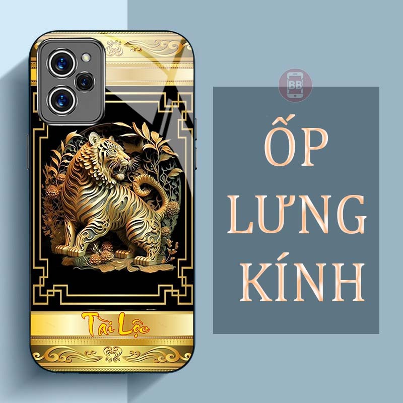 Ốp Lưng XIAOMI REDMI 12 4G Mặt Lưng Kính Cường Lực In Hình 12 con giáp Tài Lộc