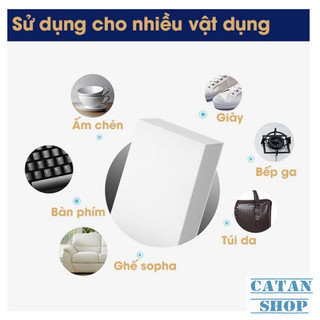 Mút Lau Rửa Chén Melamine Thần Kỳ – Xóa Vết Bẩn Dầu Mỡ, Ố Vàng, Siêu Sạch, Dùng Nhiều Bề Mặt
