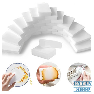 Mút Lau Rửa Chén Melamine Thần Kỳ – Xóa Vết Bẩn Dầu Mỡ, Ố Vàng, Siêu Sạch, Dùng Nhiều Bề Mặt
