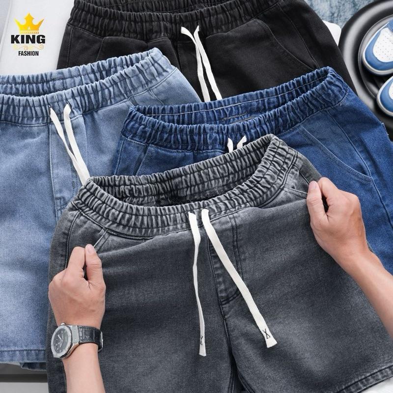 [ HỎA TỐC HCM ] Quần Short Jean Cotton 100% Nam KINGFASHION Thoải Mái, Trẻ Trung Năng Động