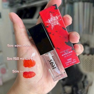 Son bóng redblack  Không Màu Giúp Môi Căng Mọng
