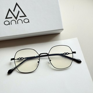 Gọng kính mắt thời trang ANNA dáng vuông chất liệu kim loại 2231
