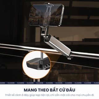 Giá Đỡ Điện Thoại Kẹp Cạnh Bàn Gập Gọn Xem Phim Họp Online Du Lịch Boneruy E02