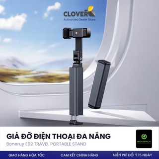 Giá Đỡ Điện Thoại Kẹp Cạnh Bàn Gập Gọn Xem Phim Họp Online Du Lịch Boneruy E02