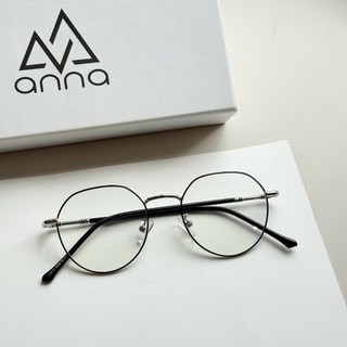 Gọng kính mắt thời trang nữ ANNA cho người cận dáng tròn gọng kim loại 72810