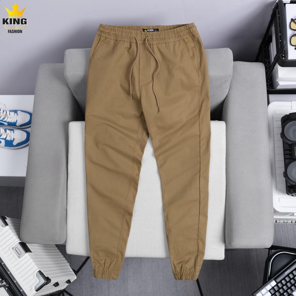 Quần Dài Jogger Nam KINGFASHION Chất Vải Kaki Cao Cấp Lưng Thun Bo Gấu Kiểu Dáng Trẻ Trung Năng Động