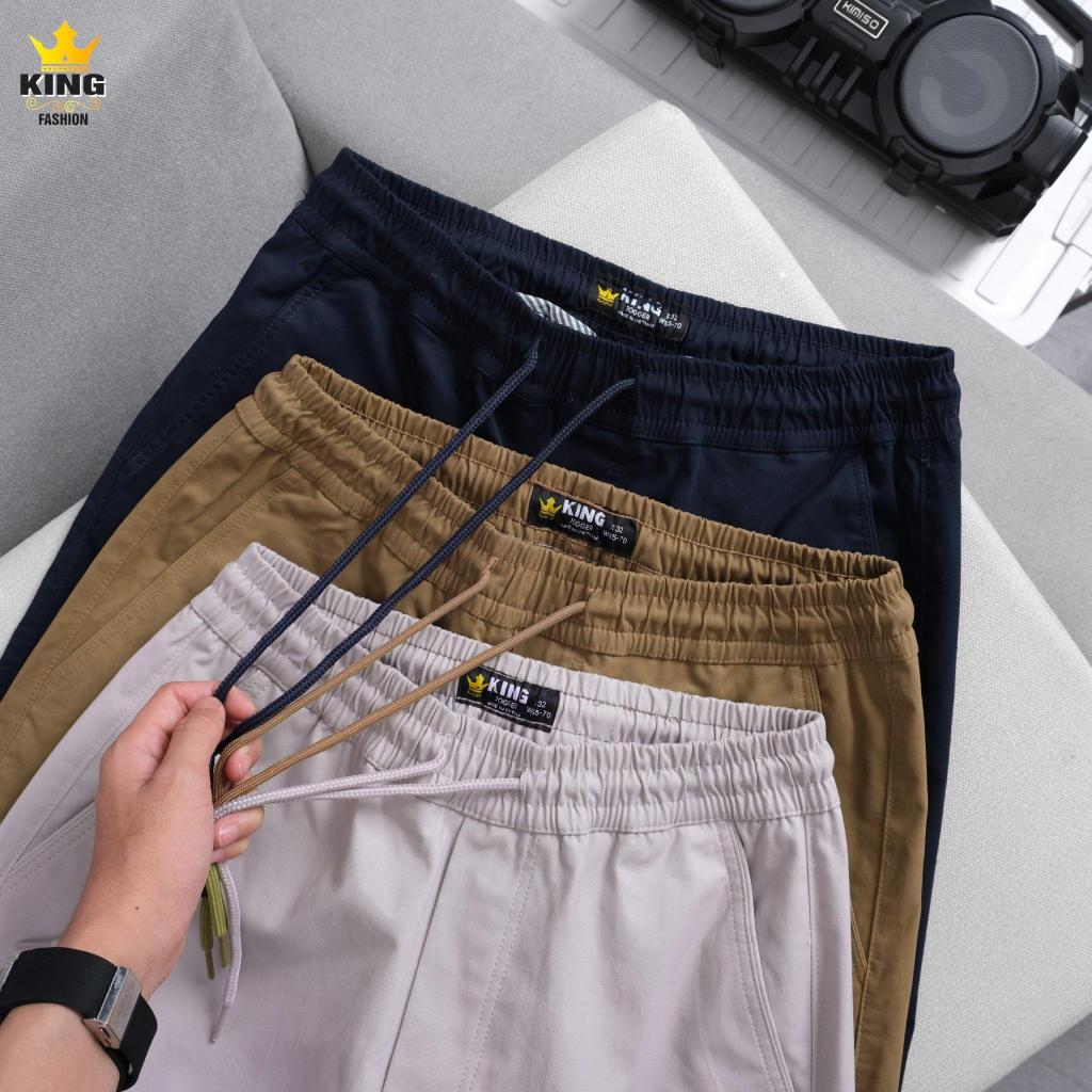 [New] QUẦN DÀI JOGGER_KINGFASHION Quần Kaki Lưng Thun Bo Gấu Kiểu Dáng Trẻ Trung Năng Động