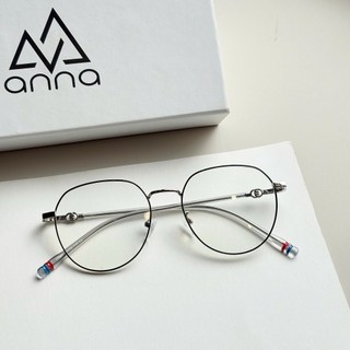 Gọng kính mắt thời trang nữ ANNA cho người cận dáng tròn gọng kim loại 62063