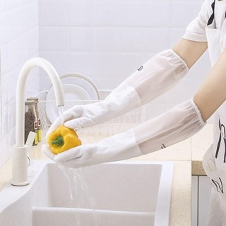 Găng Tay Cao Su Dài Siêu Dai , Găng tay Giặt Quần Áo Vệ Sinh Nhà Bếp Siêu Bền