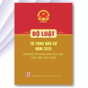 Sách - Bộ Luật Tố Tụng Dân Sự Năm 2015 (Sửa Đổi, Bổ Sung Năm 2019, 2020,2022, 2023, 2024, 2025)
