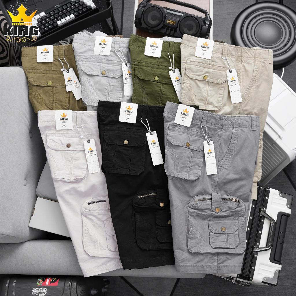 Quần Kaki Túi Hộp Nam Cao Cấp KINGFASHION Đẳng Cấp Phong Cách Phái Mạnh, Thiết Kế 6 Túi Tiện Lợi