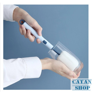 Cọ Ly 7 màu,  Cọ Ly Kẹo Bông Cao Cấp Mút Mềm Siêu Thấm Rửa Ly Cốc Bình Giữ Nhiệt Sạch Bóng Tiện Lợi