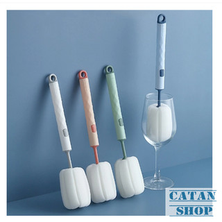 Cọ Ly 7 màu,  Cọ Ly Kẹo Bông Cao Cấp Mút Mềm Siêu Thấm Rửa Ly Cốc Bình Giữ Nhiệt Sạch Bóng Tiện Lợi