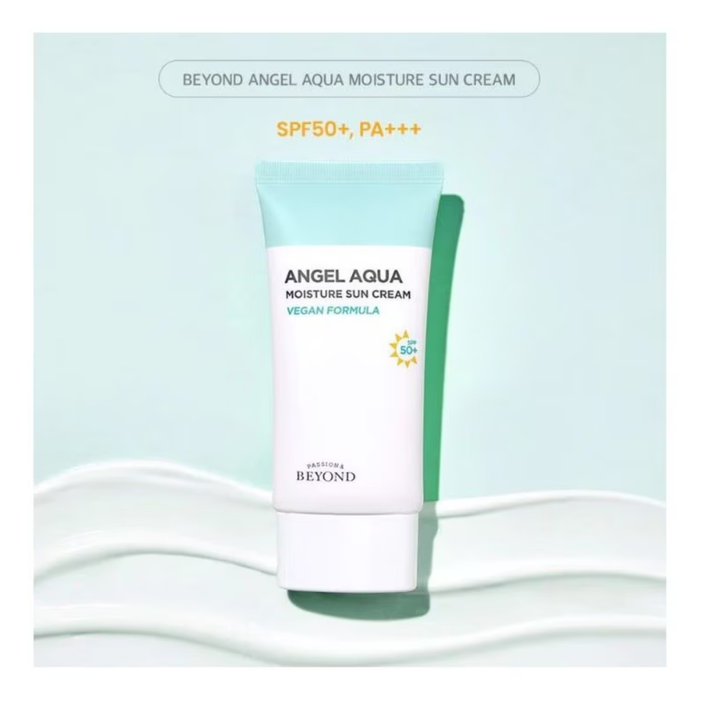 [DATE 8/2026] Kem chống nắng thuần chay Beyond Angel Aqua Moisture Sun Cream SPF 50+/PA++ 50ml