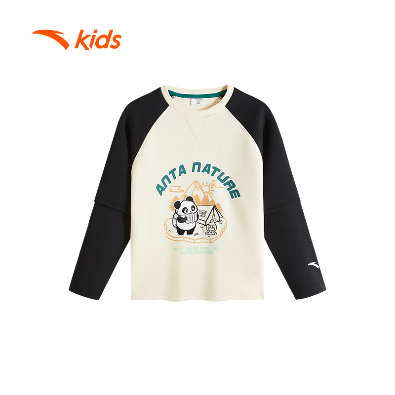 ANTA KIDS Áo Dài Tay Thể Thao Bé Trai 4-7 Years 3524D9757S