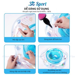 Phao bơi trẻ em Intime có ghế ngồi PVC mềm chống lật cho bé 6-36 tháng tuổi YT-313