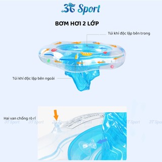 Phao bơi trẻ em Intime có ghế ngồi PVC mềm chống lật cho bé 6-36 tháng tuổi YT-313