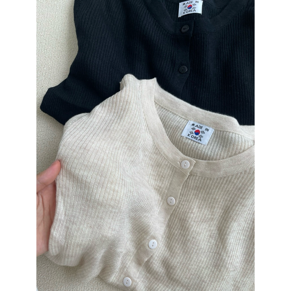 nimstudio | Áo cardigan len mỏng kiểu Hàn xuân thu | BigBuy360 - bigbuy360.vn