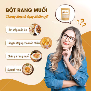 Bột rang muối 100g, bột gia vị gà rang muối, ếch, tôm, bề bề, chuẩn vị - Lãn Ông