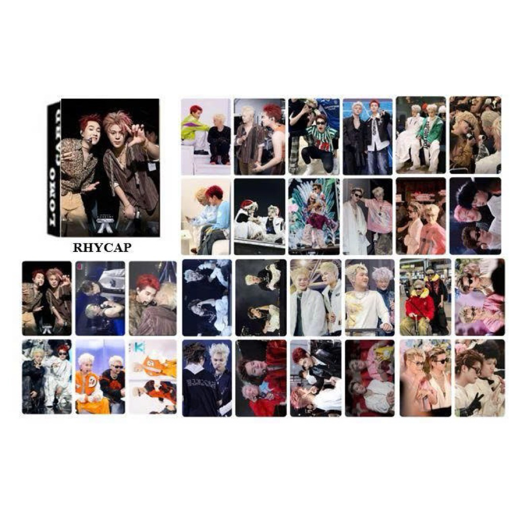 unoff lômô card bo góc 30 tấm in hình Rhycap | Shopee Việt Nam