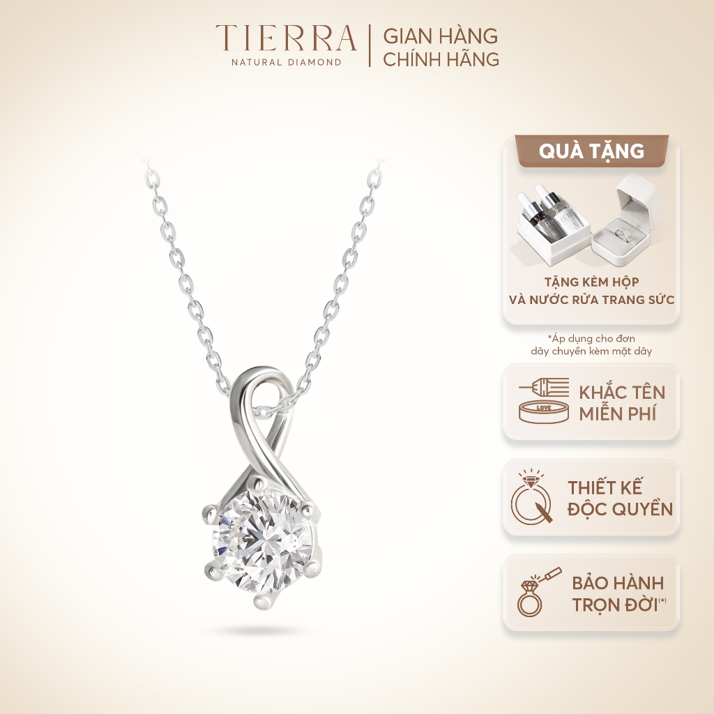 [CHAT TRƯỚC KHI ĐẶT] Mặt Dây Chuyền Tierra BMD4104 Vàng 10k/ 14K, Cho Nàng Diện Phố, Phụ Kiện Trang Sức Nữ