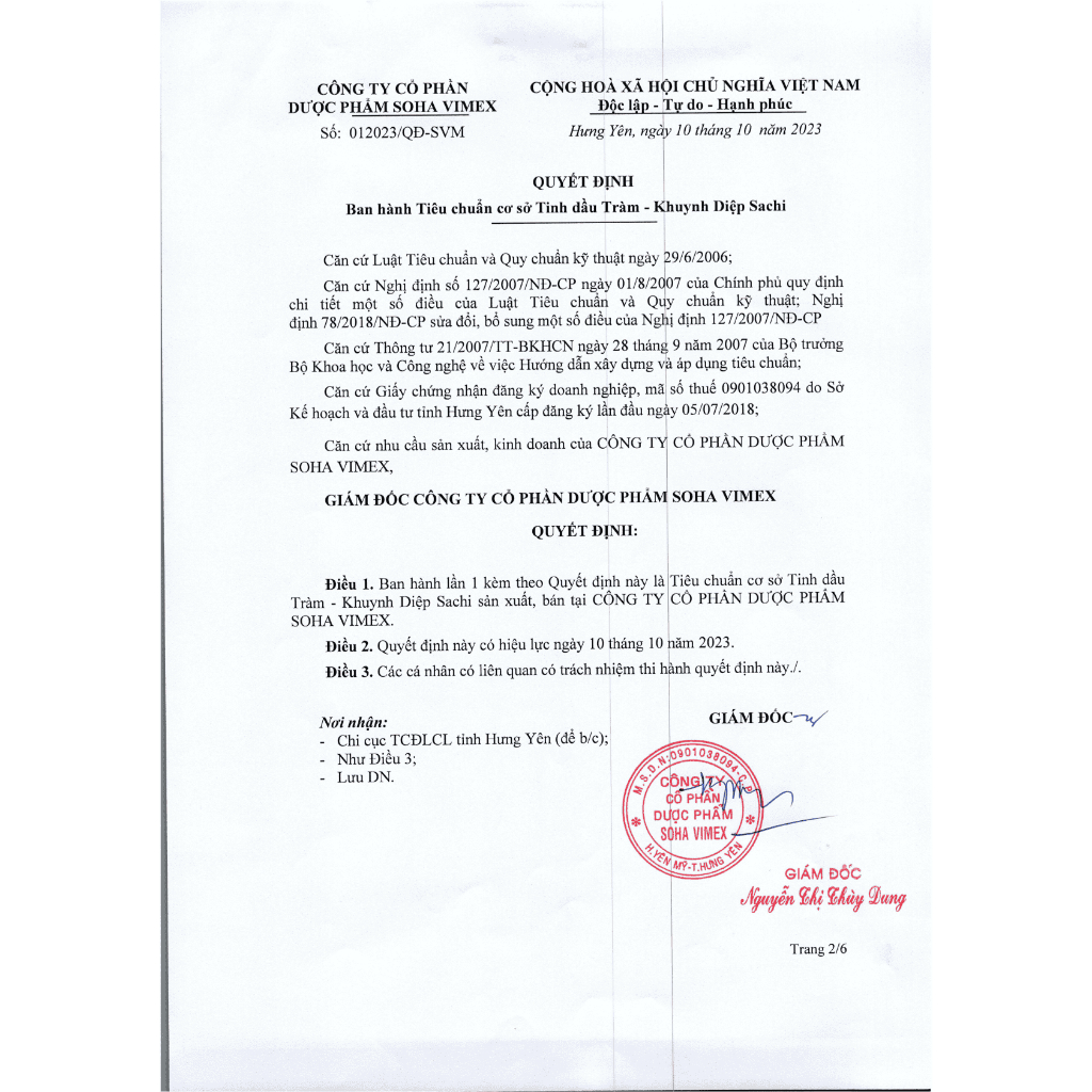 Tinh dầu Tràm - Khuynh diệp Sachi đồng hành cùng ba mẹ để bé lớn khôn khỏe mạnh mỗi ngày (Chai 30ml)