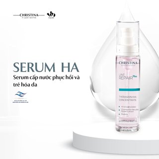 Serum Cấp Nước, Dưỡng Ẩm Da Christina Theraskin + HA Concentrate Line Repair 50ml