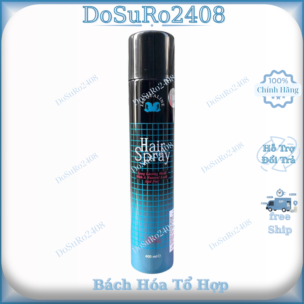 Keo xịt tóc Jacqualine hair spray 400ml (cứng)