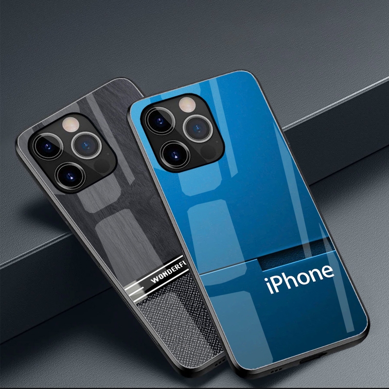 Ốp Lưng IPHONE 12, 12 PRO, 12 MINI, 12 PROMAX mặt kính cường lực cao cấp, hàng new