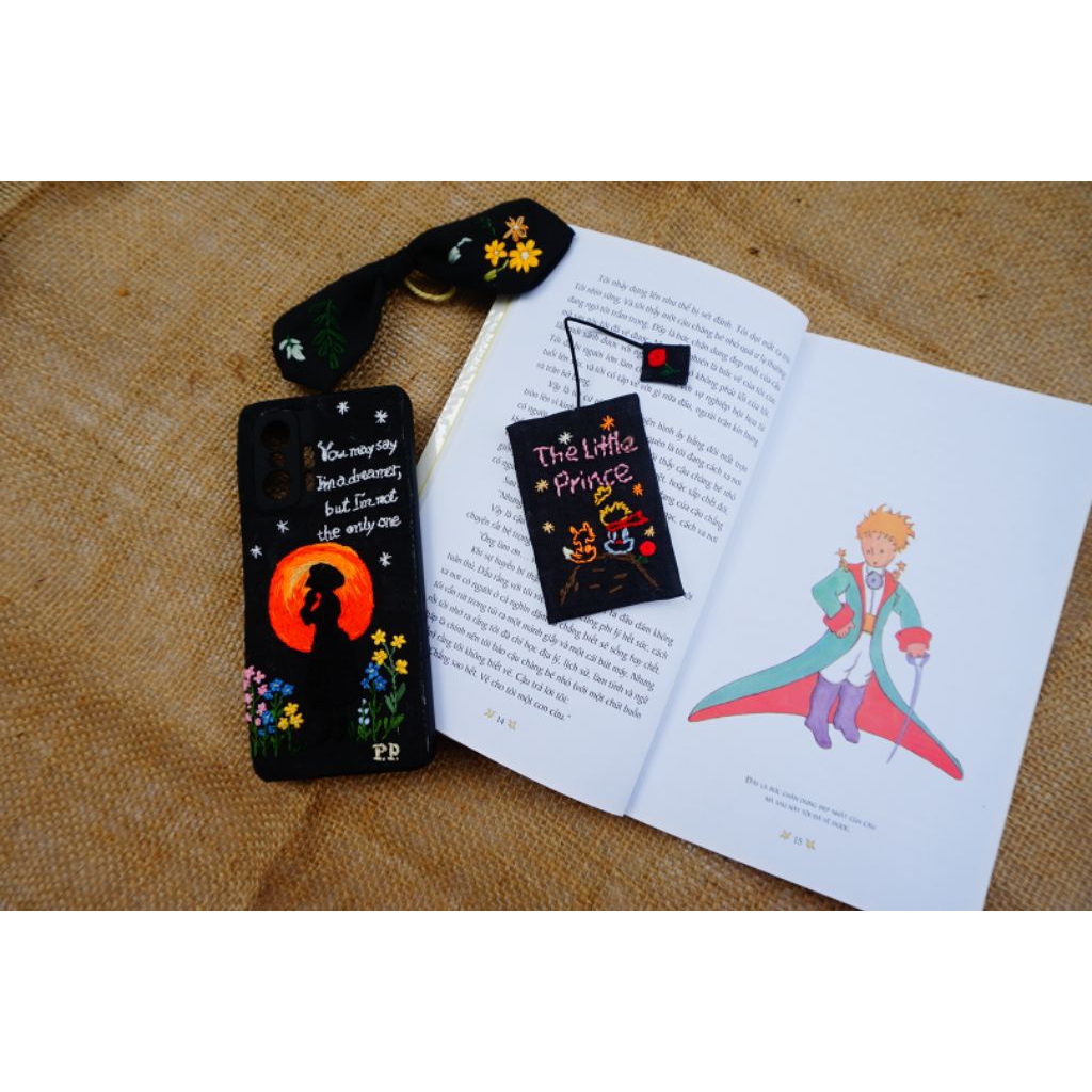 BOOKMARK HOÀNG TỬ BÉ THÊU TAY | MERAKI HANDMADE