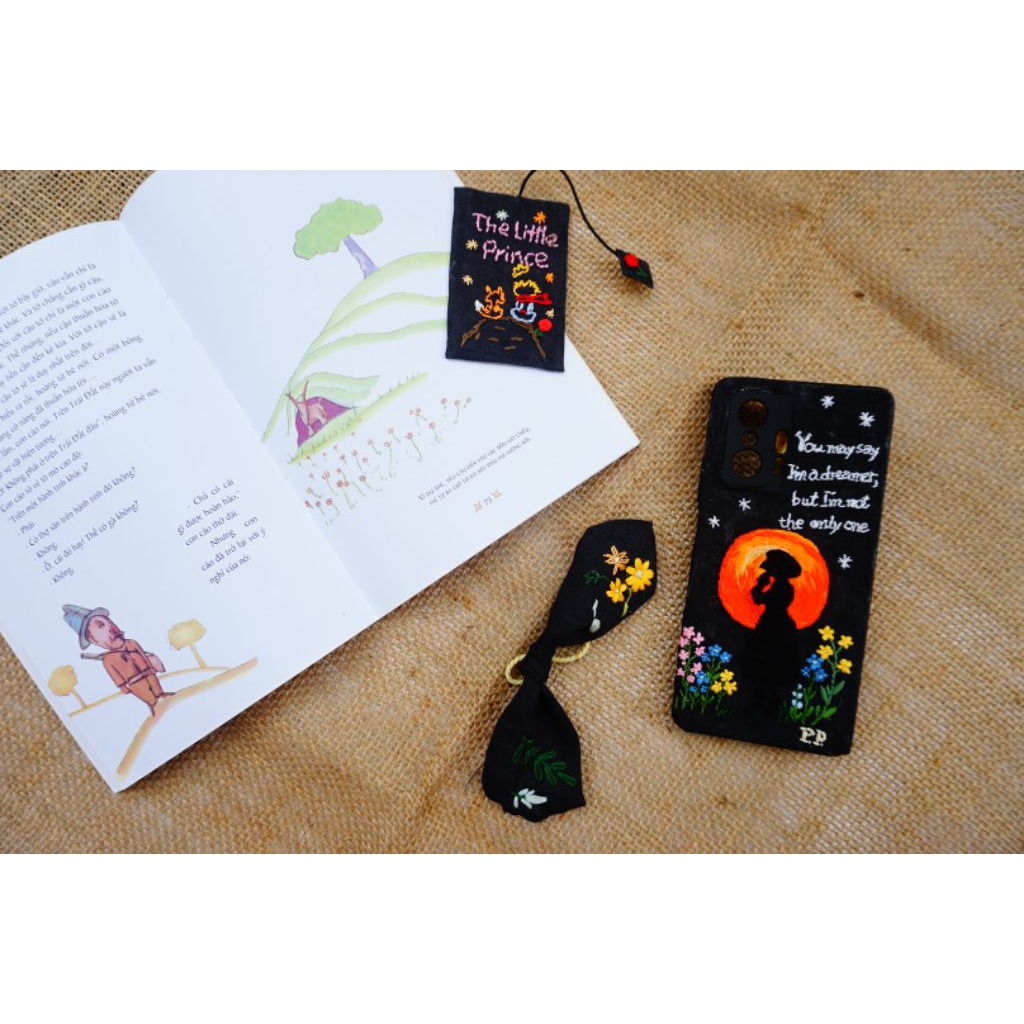 BOOKMARK HOÀNG TỬ BÉ THÊU TAY | MERAKI HANDMADE