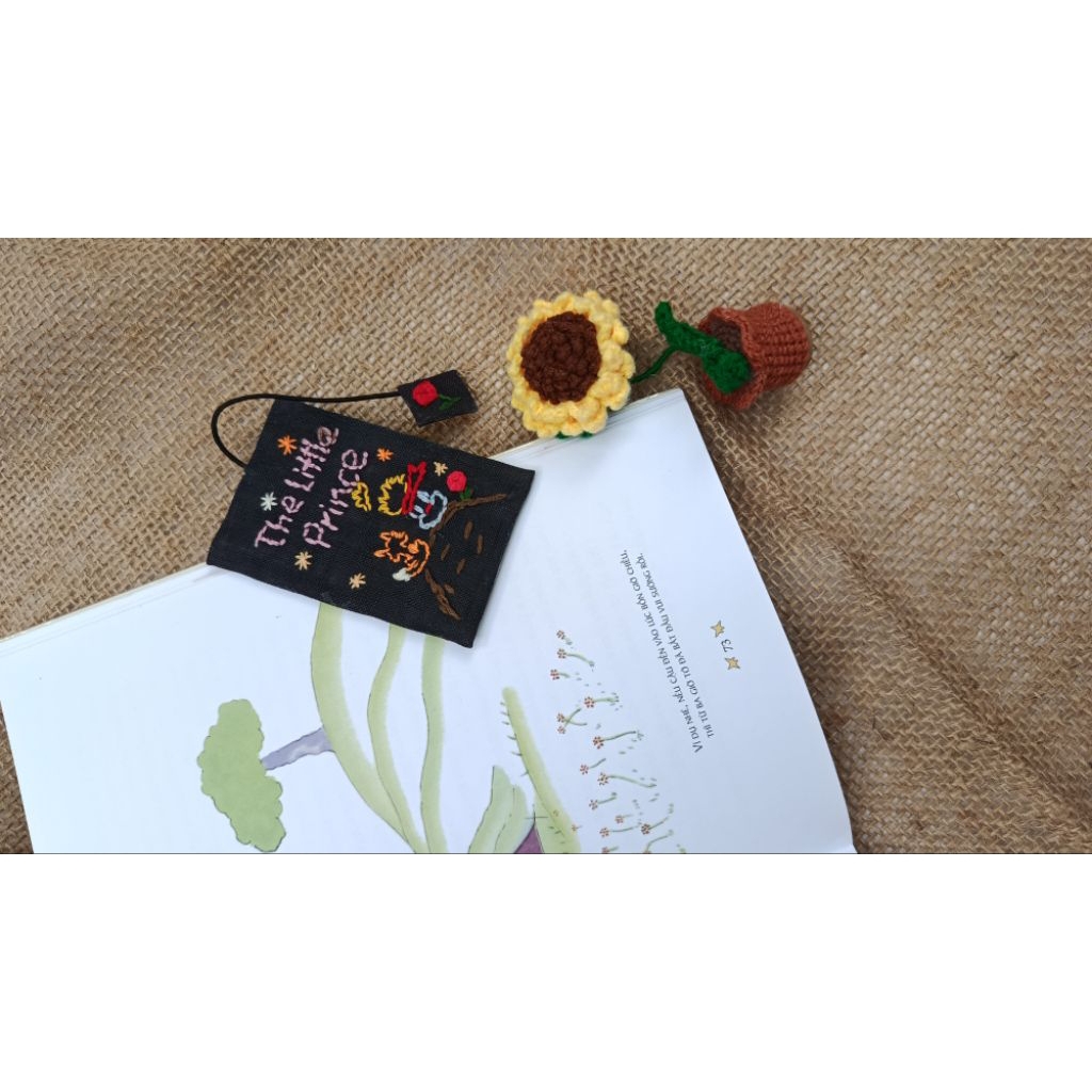 BOOKMARK HOÀNG TỬ BÉ THÊU TAY | MERAKI HANDMADE