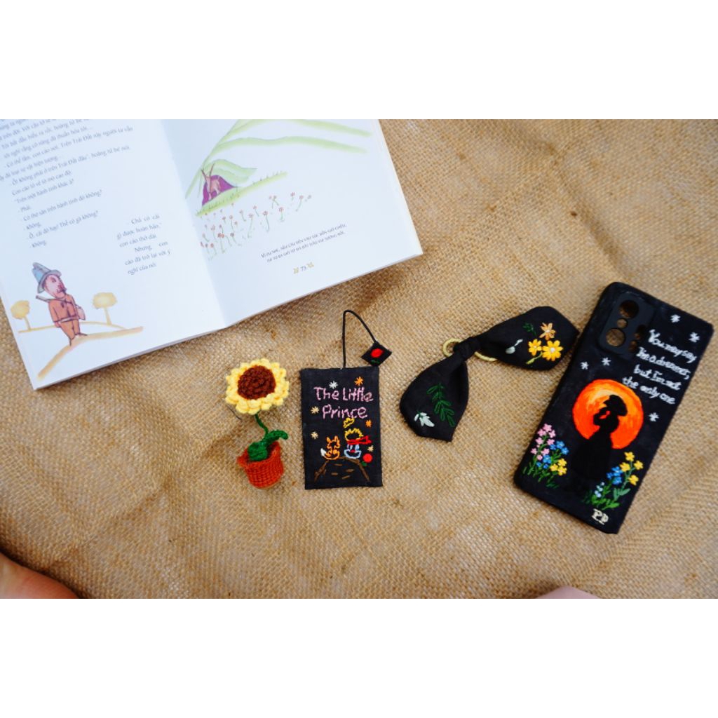 BOOKMARK HOÀNG TỬ BÉ THÊU TAY | MERAKI HANDMADE