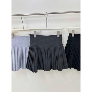 Chân Váy Dập Ly Basic Full Màu QC