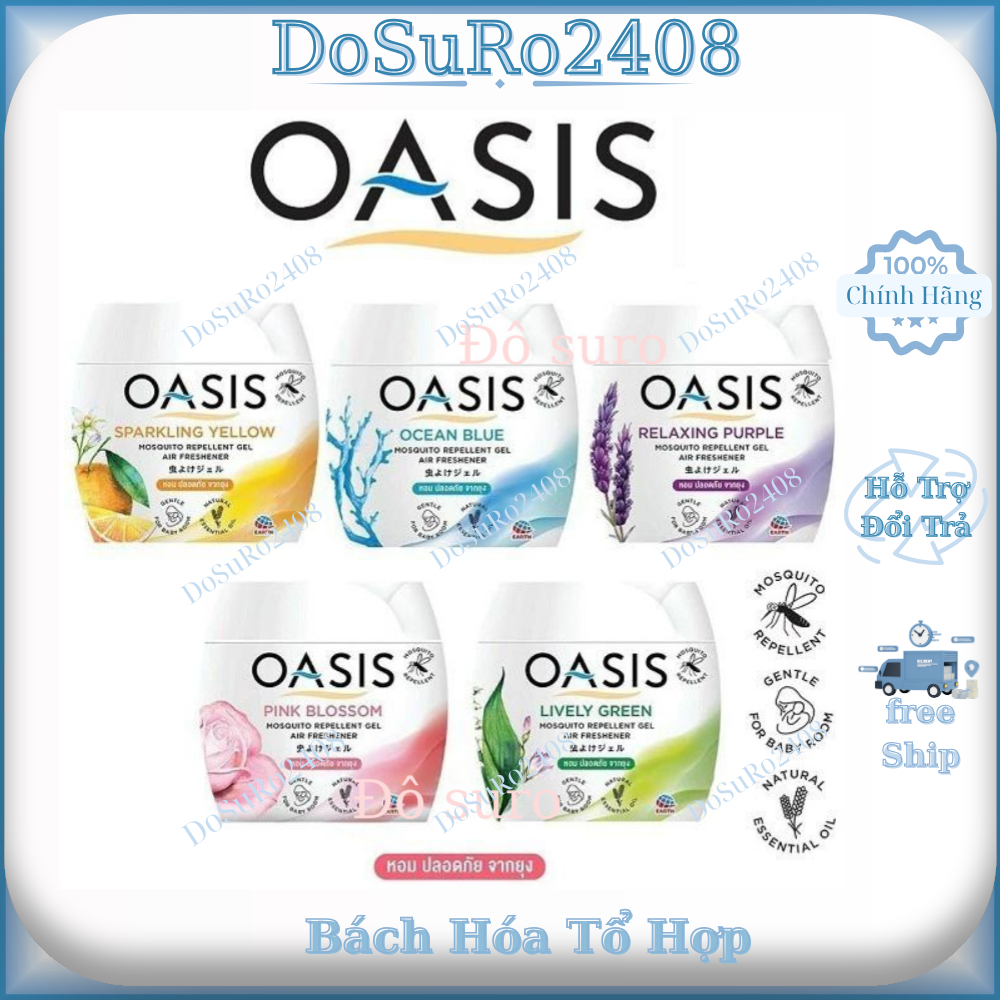 Sáp thơm đuổi muỗi OASIS (nhiều mùi hương ) hương thơm từ thiên nhiên
