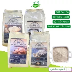 Bột đậu gà, bột yến mạch, bột kiều mạch, bột mì nguyên cám - bột nguyên chất, làm bánh healthy, ăn kiêng, nấu soup