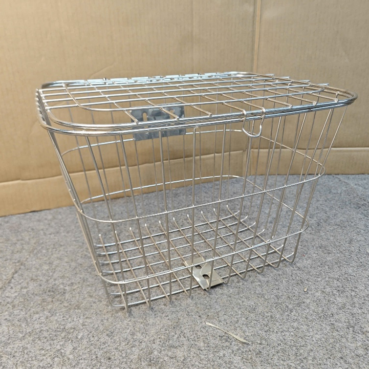 Giỏ Rổ Xe Đạp Inox Cao Cấp Có Nắp Đạy Loại Xịn Dành Cho Xe Đạp Mini ...