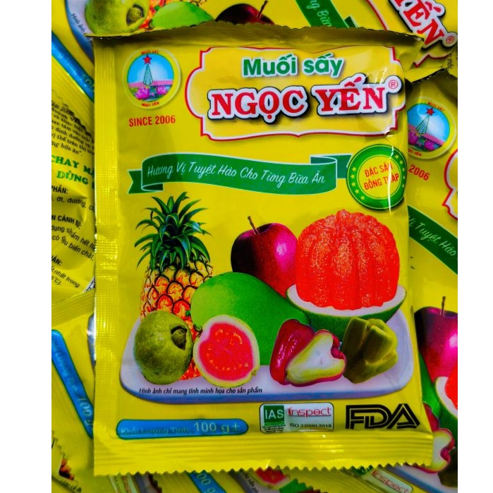 Muối Sấy Ăn Trái Cây Ngọc Yến 100g – Mặn Mà, Vừa Miệng