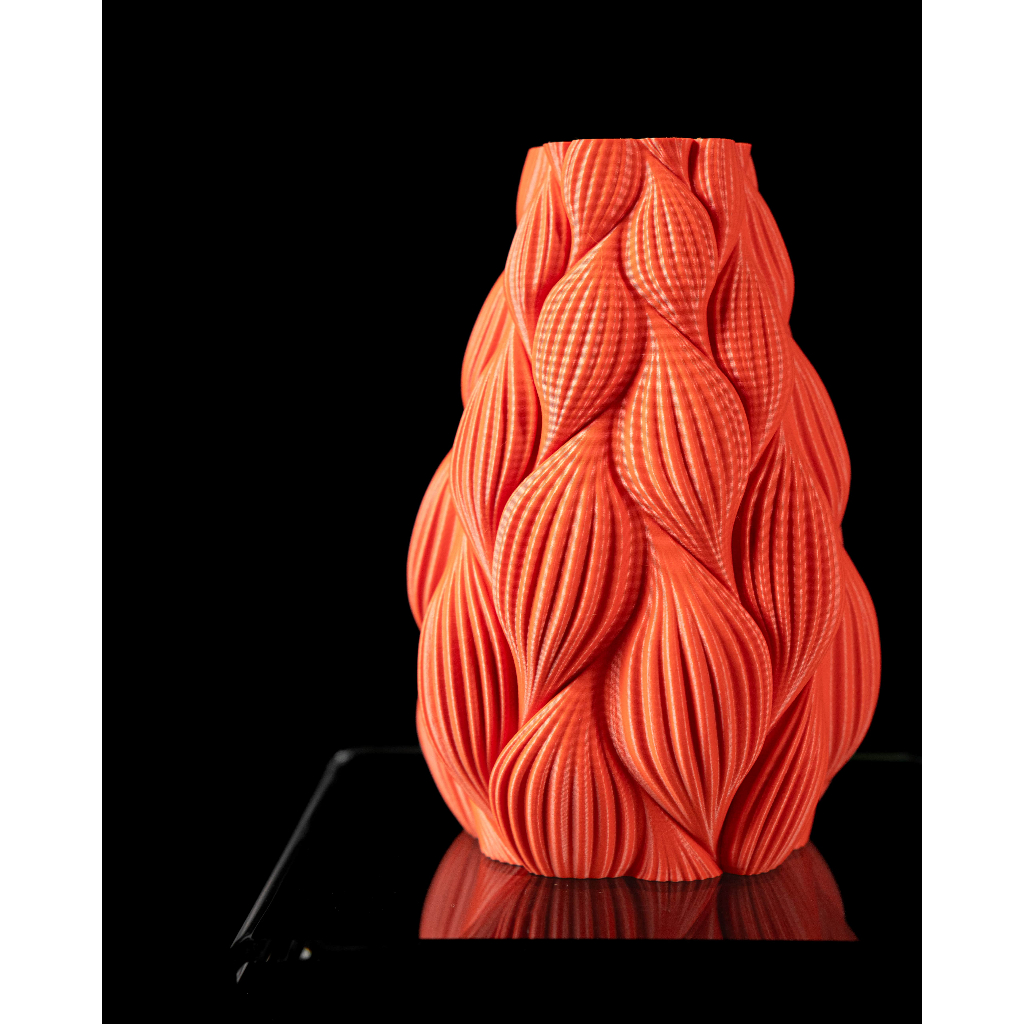 Lọ hoa trang trí, tặng kèm nametag (quà tặng) - Mẫu Ripple - ArtPrint3D