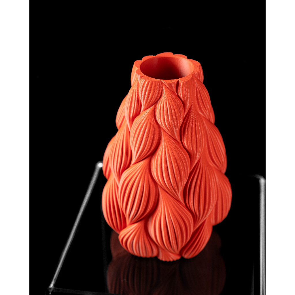 Lọ hoa trang trí, tặng kèm nametag (quà tặng) - Mẫu Ripple - ArtPrint3D