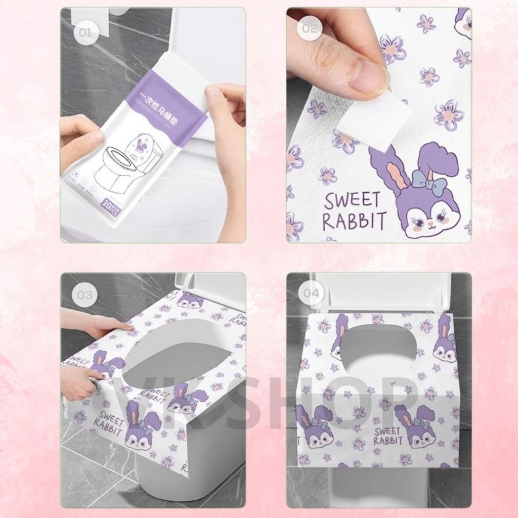 Miếng Lót Toilet Dùng Một Lần – Chống Bẩn, An Toàn, Gọn Nhẹ Mang Theo