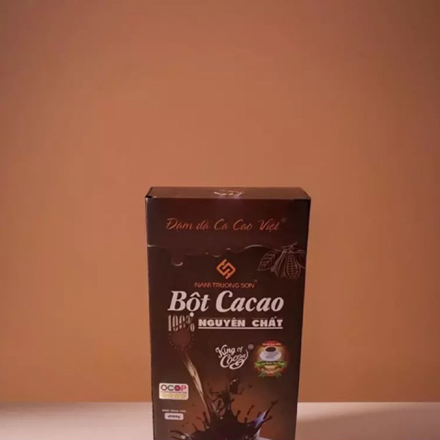Bột Cacao organic nguyên chất 200g Nam Trường Sơn Đậm vị Đắk Lắk