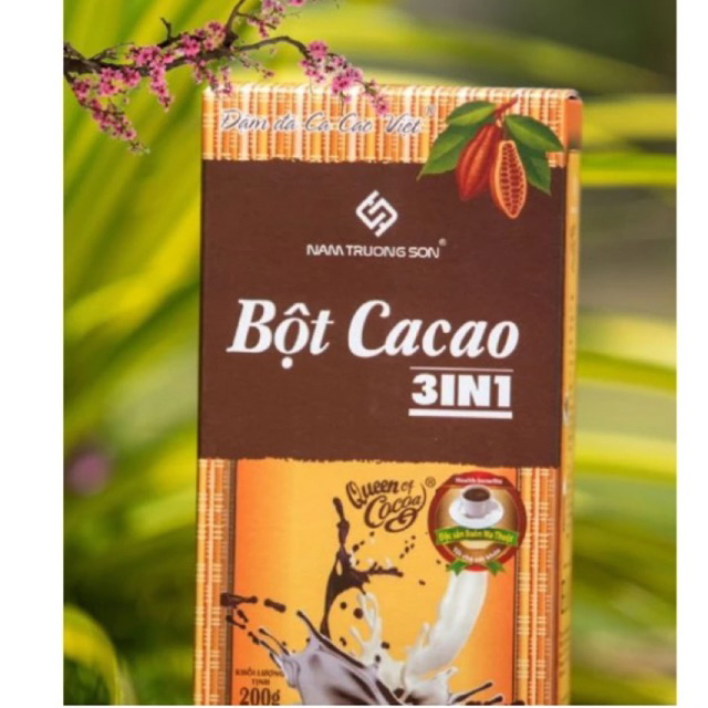 Bột Cacao 3 in 1 200g organic Đắk Lắk Nam Trường Sơn