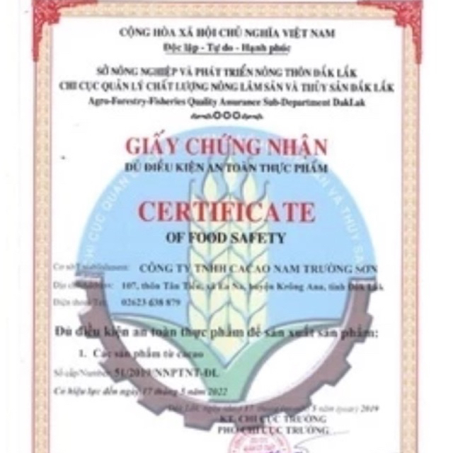 Bột Cacao 3 in 1 200g organic Đắk Lắk Nam Trường Sơn