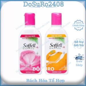 Kem chống muỗi Soffell hương hoa, hương cam giữ cho làn da mềm mại, chai bôi 60ml