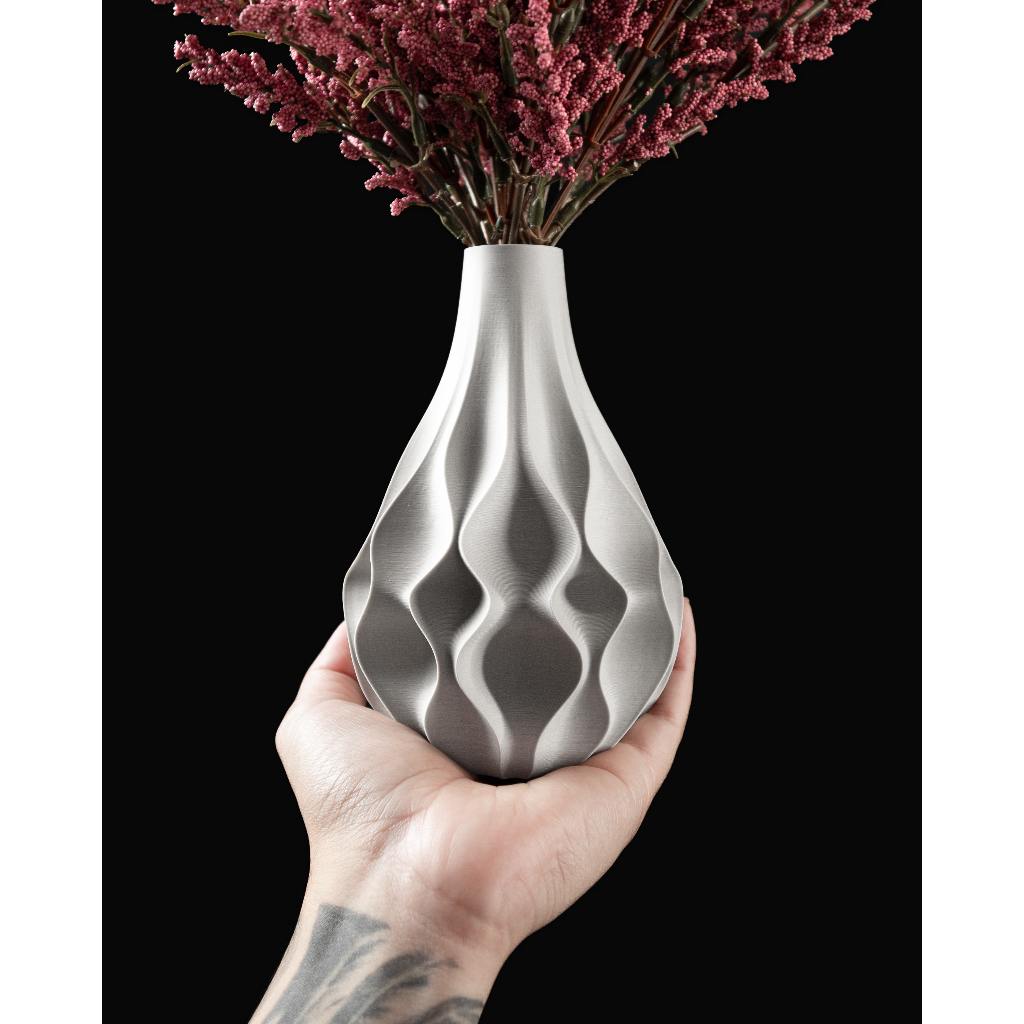 Lọ hoa trang trí, tặng kèm nametag (quà tặng) - Mẫu Abyssal - ArtPrint3D