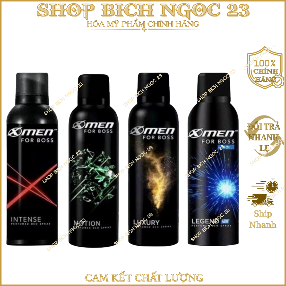Xịt Khử Mùi XMen For Boss Hương Nước Hoa 150ml