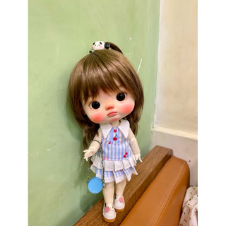 Set áo sơ mi kèm váy xếp ly cherry size dian mập,cừu nhỏ,rourou,6nhỏ(size khác vui lòng ib shop)