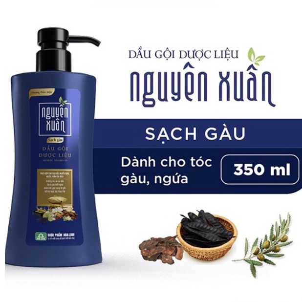 Dầu Gội Dược Liệu Nguyên Xuân Xanh Dưỡng Tóc 350ml