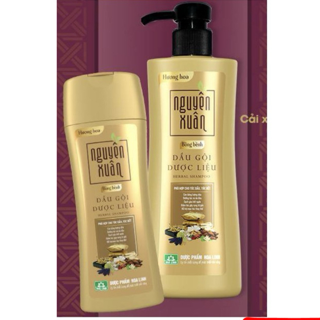 Dầu Gội Dược Liệu Nguyên Xuân Xanh Dưỡng Tóc 350ml